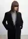 Abrigo Simfonia Negro Talla XL Mujer Mango