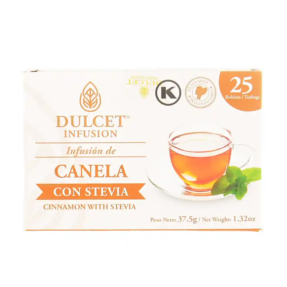 Aromática Dulcet Infusión Canela Con Stevia