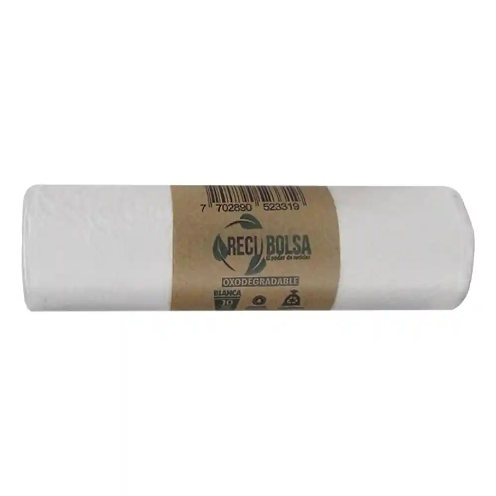 Bolsa Para Basura Recibolsa Blanca 65xunds