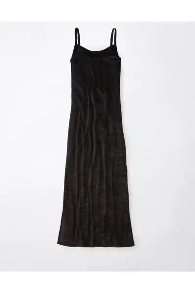 Vestido Mujer Negro Talla LARGE American Eagle