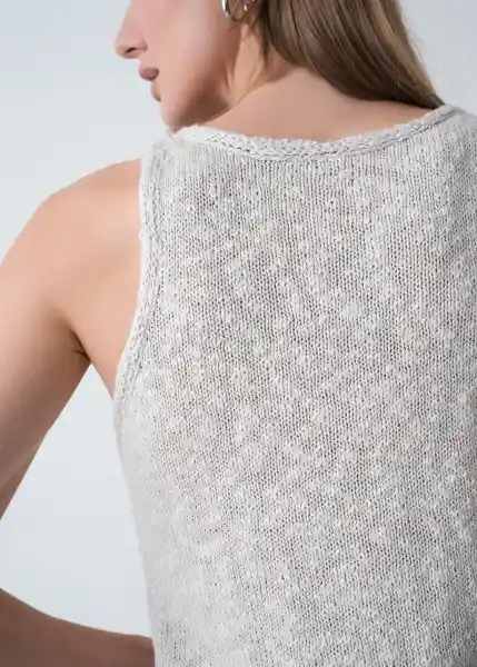 Tejido Mujer Crudo Ballueca Claro Talla M Naf Naf