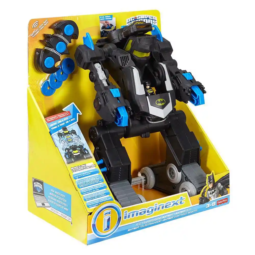 Fisher Price Juguete Batbot Transform