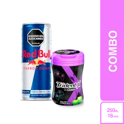 Combo Trident Gamers + Red Bull Sin Azúcar