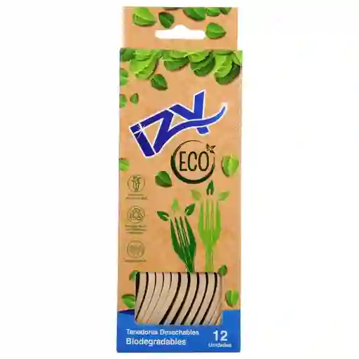Tenedor Izy Eco Biodegradable 12un