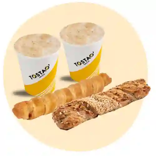 Cappuccino Mediano + Palito de Queso