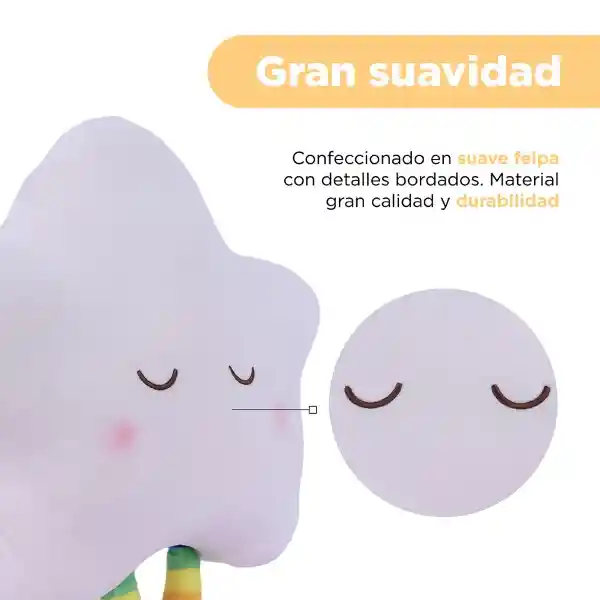 Peluche Estrella Serie Rainbow Miniso