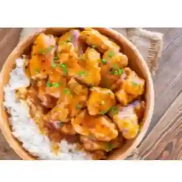 Arroz Pollo a la Naranja