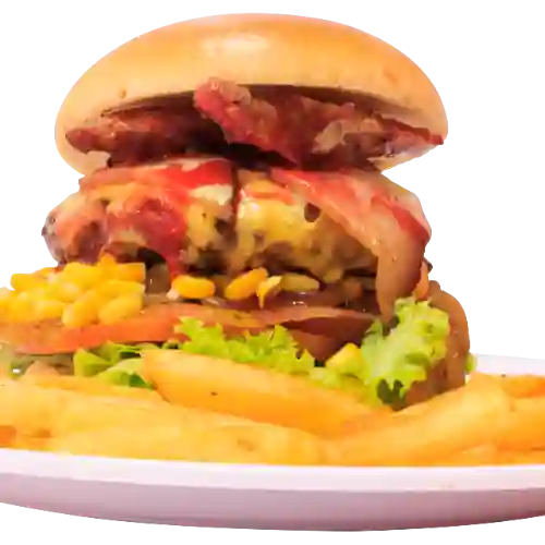 Hamburguesa con Chorizo