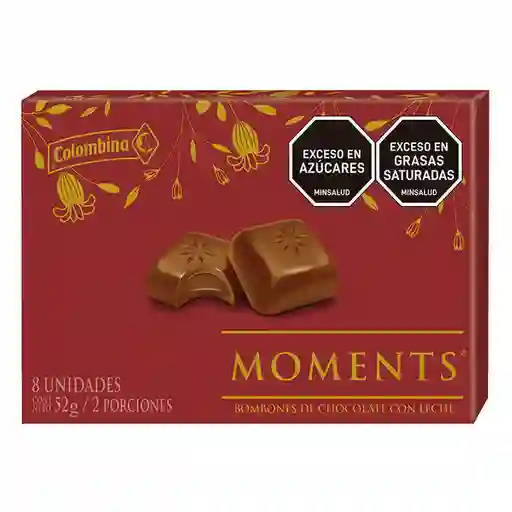 Estuche Moments Chocolate Premium Estampado 52 g