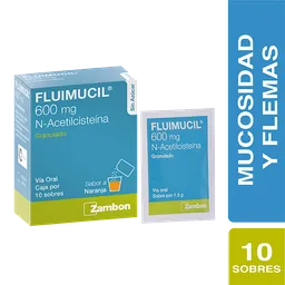Fluimucil (600 mg) Granulado Sabor a Naranja