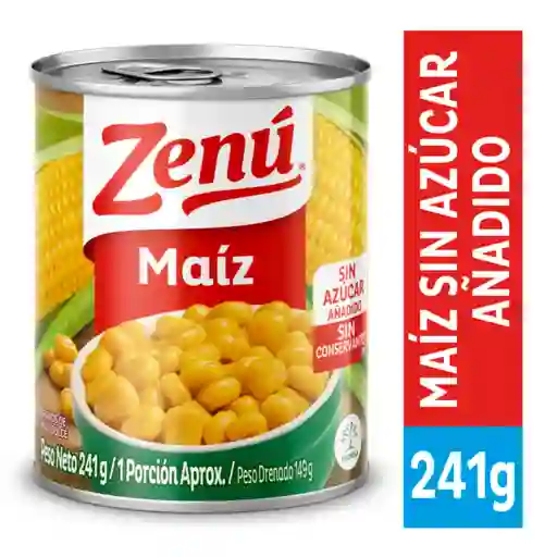 Zenú Maíz Dulce Sin Azúcar Añadido