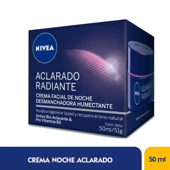 Nivea Crema Facial Aclarado Radiante Noche