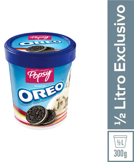 Popsy Helado de Oreo  Gourmet