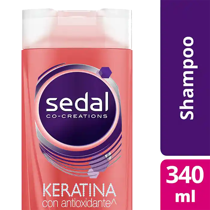 Shampoo Sedal Keratina Con Antioxidante 340Ml