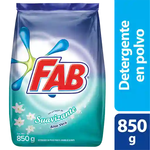 Fab Detergente en Polvo con Suavizante 