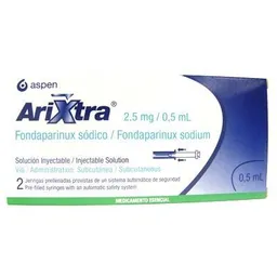Arixtra 2 5 Mg 0 5