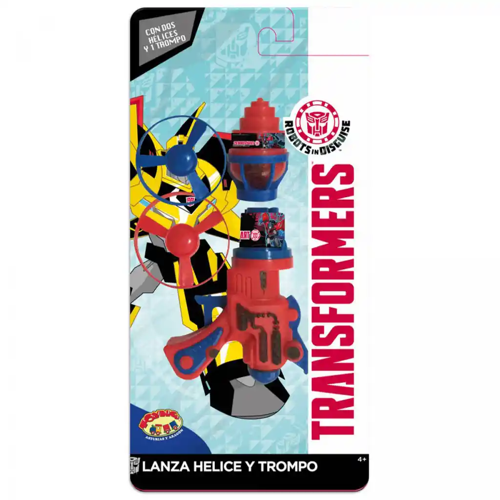 Transformers Trompo Lanza Helice