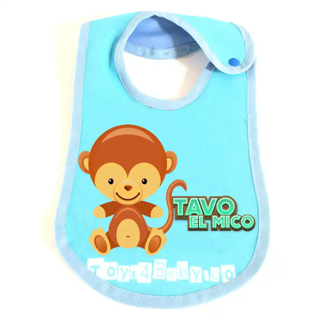 Babero Toys4baby Tavo El Mico Nina