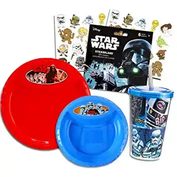 Accesorios Para Fiestas Star Wars Set Vajilla 5 Piezas