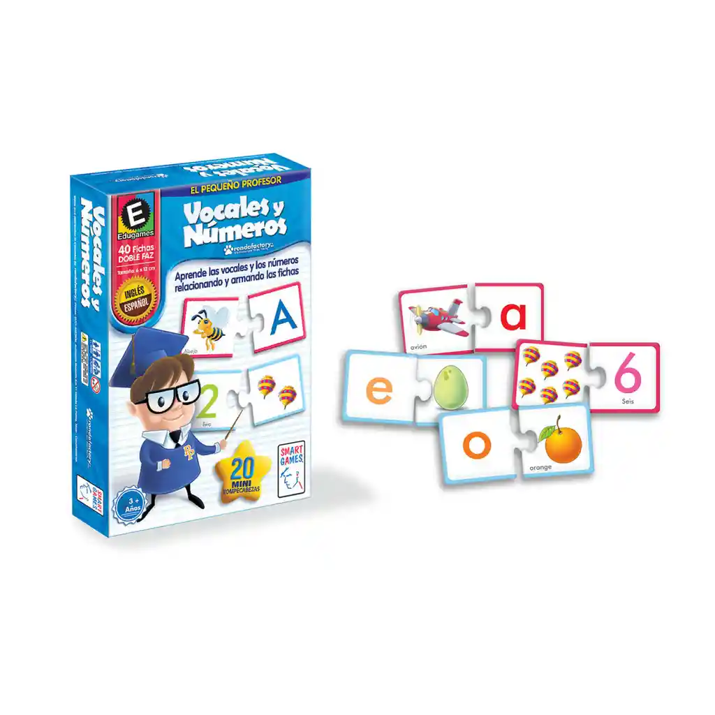 Rompecabezas Smart Games Vocales y Numeros