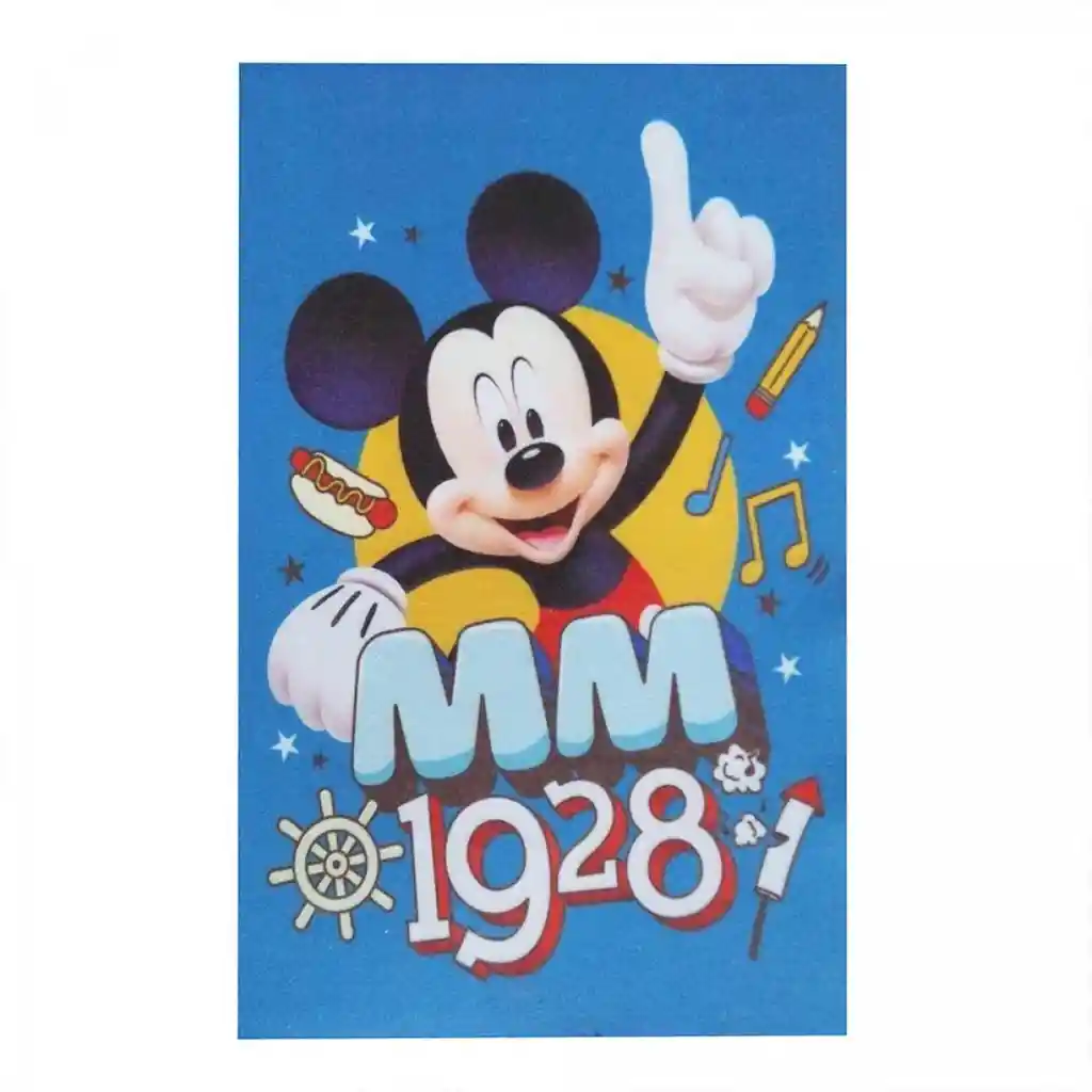 Alfombra Mickey Diseno 2 Vertical 100 X 140 Cm