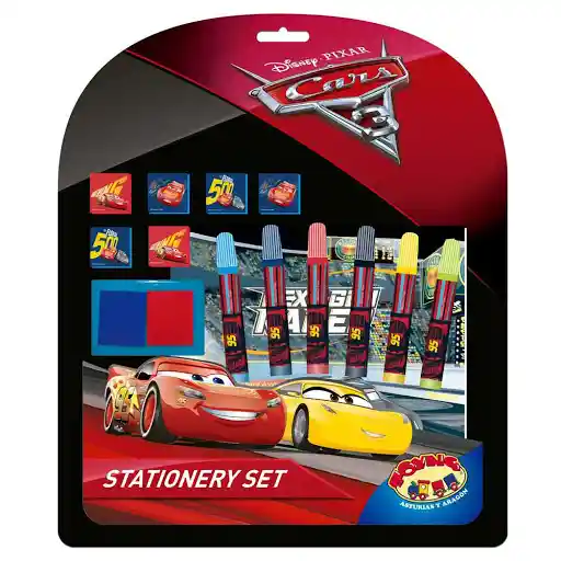 Juguete de Manualidades Cars Setescolar de Regalo3 20 Piezas