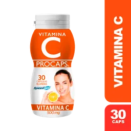 Vitamina C Procaps Procaps 500Mg X 30 Capsulas Acido Ascorbico