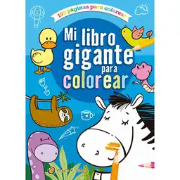 Mi Libro Gigante Para Colorear: Azul de Hojalata El Gato