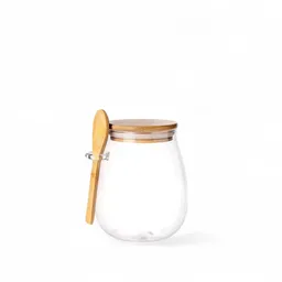 Recipiente Con Cuchara en Bambú Mediano Ambiente Gourmet