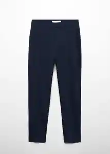 Pantalón Malu5-H Navy Talla 42 Mujer Mango