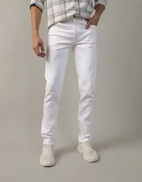 Jean Hombre Blanco Talla 30 x 34 American Eagle 6792100