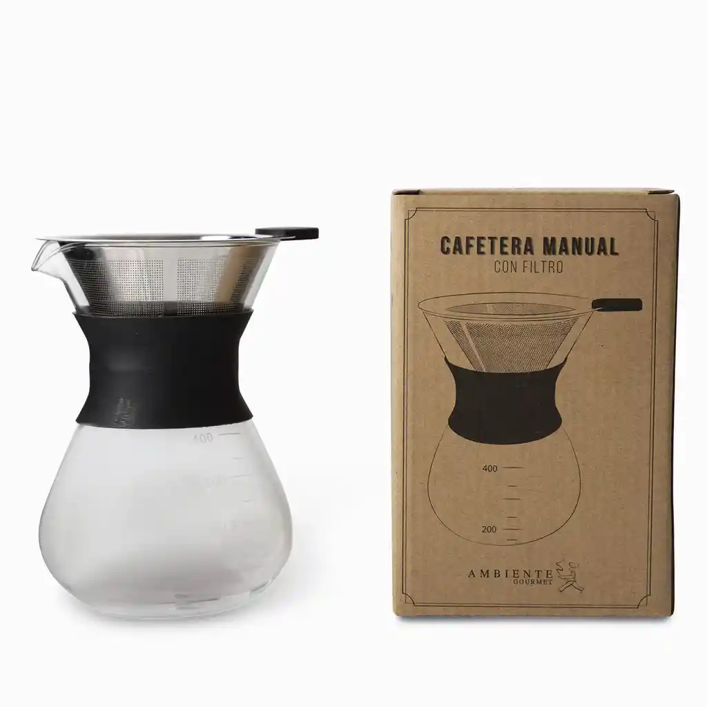 Ambiente Gourmet Cafetera Filtro Manual
