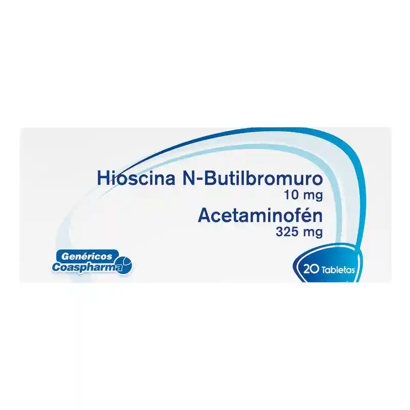 Coaspharma Hioscina y Acetaminofén (10 mg / 325 mg)