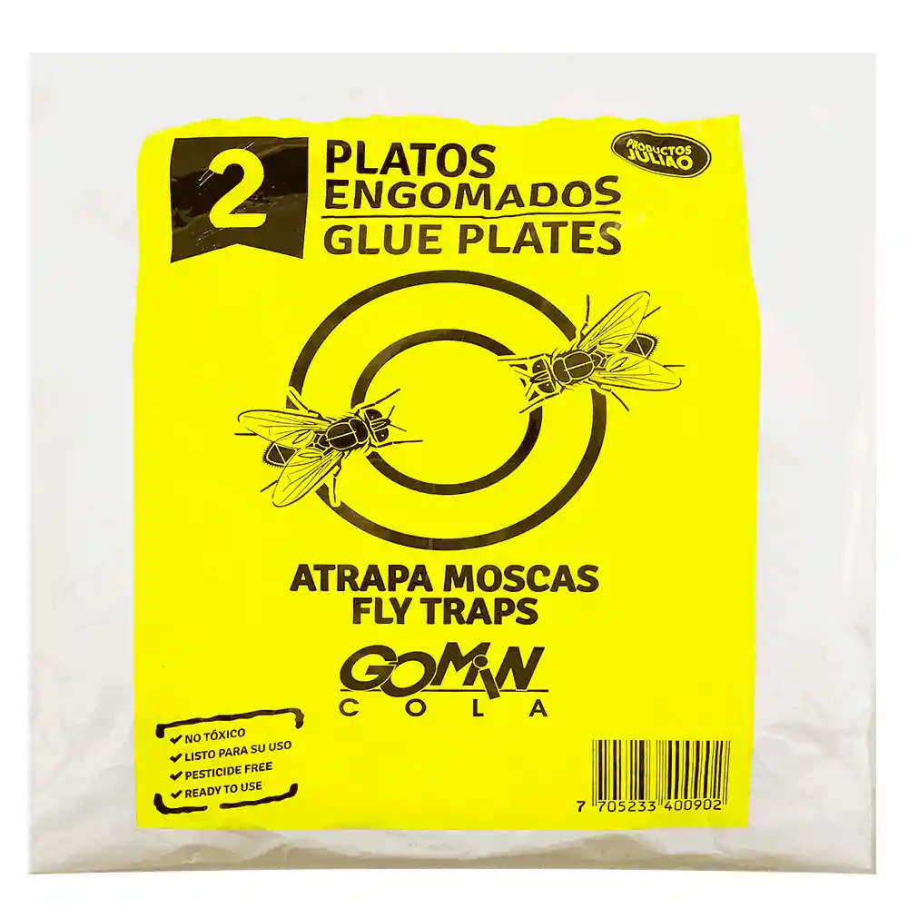 Productos Juliao Plato Gomin Atrapa-Moscas 