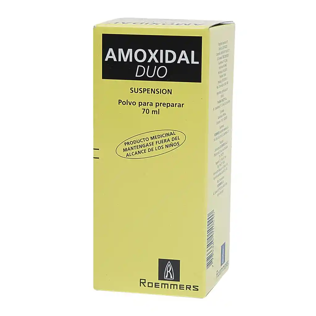 Amoxidal Duo Polvo para Suspensión Oral (750 mg/5 ml)
