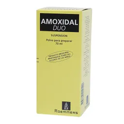 Amoxidal Duo Polvo para Suspensión Oral (750 mg/5 ml)