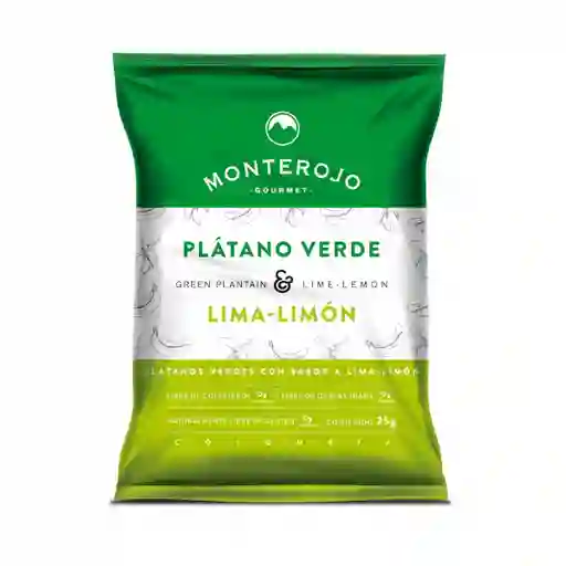   Monte Rojo  Snack De Platano Verde Sabor Lima Limon 