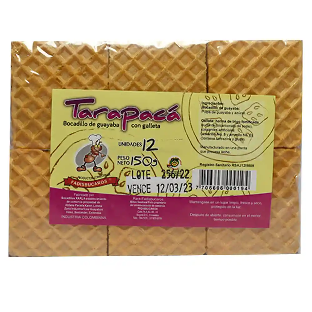 Galleta Fadisbúcaros Tarapaca