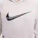 Nike Buzo Hoodie M Tf Gfx Po Para Entrenamiento Hombre Gris T. M