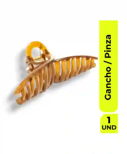 Neon Clip Básico Icónico Marron Gancho Pinza