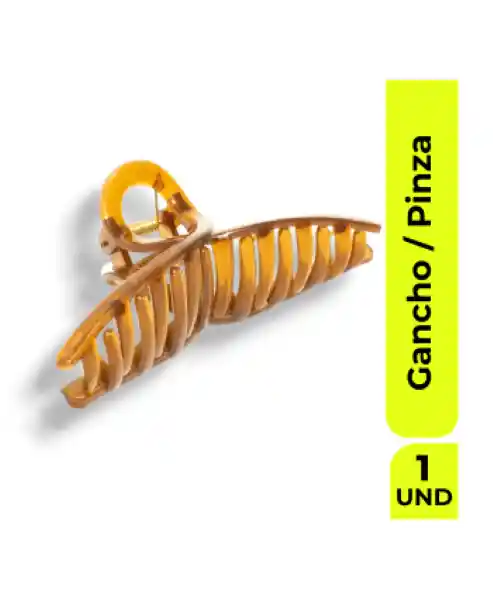 Neon Clip Básico Icónico Marron Gancho Pinza