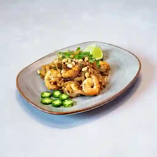 Pad Thai de Camarón y Pollo