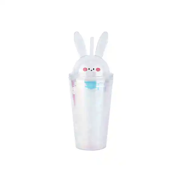 Vaso de Plástico Conejo Serie Easter Miniso