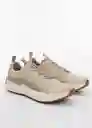 Zapatos Deportiva Runner Beige Talla 46 Hombre Mango