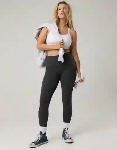 Leggings Aerie Gris Talla Small 6018005 American Eagle