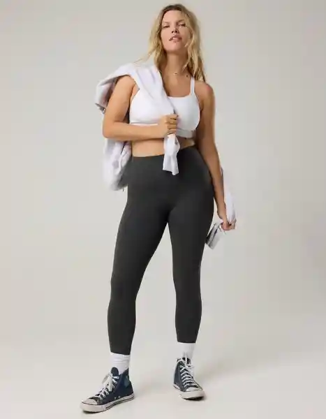 Leggings Aerie Gris Talla Small 6018005 American Eagle