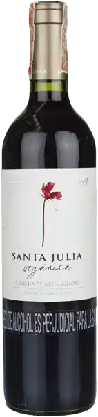 Santa Julia Vino Tinto Orgánica Cabernet Sauvignon Botella