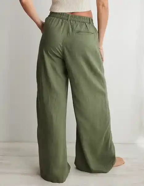 Pantalón Aerie Verde Talla Medium American Eagle 04938175