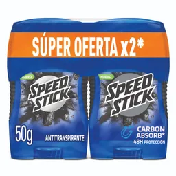 Colgate Desodorante Speed Stick Carbón Absorb Barra Hombre