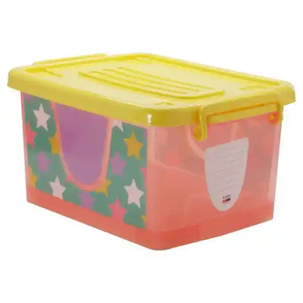 Krea Caja Plastica Ruedas Kids Girl Oi18